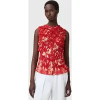 AllSaints Nysa Top Armada Red Taglia: 6 | Magliette intime Outlet | Donna | Rosso