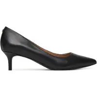 Ralph Lauren per donna. 802P09030001 Scarpe décolleté Adrienne in pelle nera (37), Nero, 3 a 5cm, Nessuno, Classico