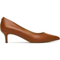 Ralph Lauren per donna. 802P09030002 Décolleté Adrienne in pelle marrone (36), Beige, 3 a 5cm, Nessuno, Casual, Classico