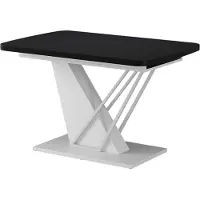 Vicco Tavolo da pranzo allungabile Fenaro Nero/Bianco 120-160 x 80 cm Allungabile, Model 58020