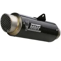 MIVV Silenziatore Omologato Slip On Gp Ducati Monster 821 2018-20/monster 1200 2017-21 D.041.l2p