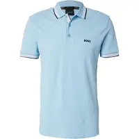 BOSS per uomo. 50469055 Polo blu essenziale (M), Casual, Cotone, Manica corta