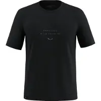Salewa Eagle EITD Alpine Merino T-Shirt Maglia merino Uomo (46, nero)