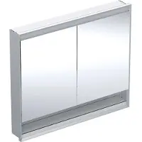 Geberit ONE armoire de toilette avec ComfortLight, 2 portes, montage encastré, avec niche, 105x90x15cm, 505.824.00.1, 505.824.00.1