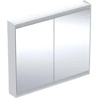 Geberit ONE armoire de toilette avec ComfortLight, 2 portes, montage en saillie, 105x90x15cm, 505.814.00.2, 505.814.00.2