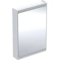 Geberit ONE armoire de toilette avec ComfortLight, 1 porte, montage apparent, blanc/aluminium, 60x90cm, 505.810.00.2, 505.810.00.2