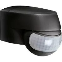 ESYLUX sensore di movimento MD 120 nero IP44 120° montaggio a parete 2,5 m