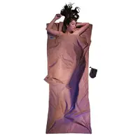 Cocoon TravelSheet Egyptian Cotton Sacco a pelo da viaggio (220 x 90 cm, beige)