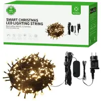WOOX R5170 Luci di Natale intelligenti - 40 metri con 400 luci LED per interni ed esterni