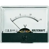 Voltcraft AM-60X46/15V/DC Einbau-Messgerät AM-60X46/15V/DC 15 V Drehspule (AM-60X46/15V/DC)