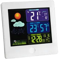 TFA-Dostmann TFA - Stazione meteo radio con display a colori SUN - 35.1133.02 - bianco