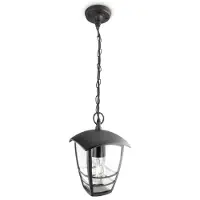 Philips 15386/30/16 Creek 1x60W/E27 nero