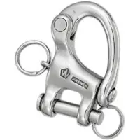 WICHARD Moschettone Hr Drop 70 Mm Argento 1280-3850 Kg Argento 1280-3850 Kg