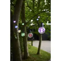 Sirius Ghirlanda luminosa a LED per esterni , 5 m, 10 LED, modello Starter LUKE
