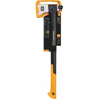 Fiskars X28 Splitting Axe Set 1075433 ascia da spacco + affilatore per ascia