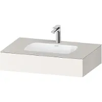 Duravit Collection One lavabo à encastrer avec console, 800x550x170mm, QA4690084840000, QA4690084840000