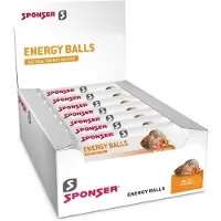 Sponser Sport Food Scatola Di Barrette Energetiche Balls Caramello Salato 45g 18 Unità
