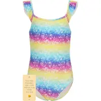 ZigZag Kid's Carly Swimsuit Costume intero Bambini (104, variopinto)