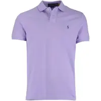 Ralph Lauren per uomo. 710680784441 Il iconico polo in piqué lilla (S), Casual, Cotone, Manica corta