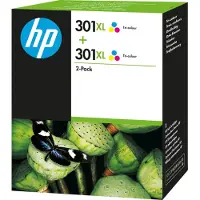 HP Cartuccia 301XL (D8J46AE) - 2x 3 colori ad alta capacità Multipack