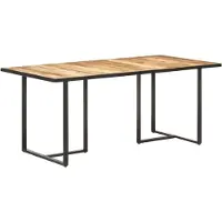 Syfax Tavolo da Pranzo 180 cm in Legno di Mango Grezzo