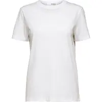 Selected Maglietta 'ESSENTIAL' bianco