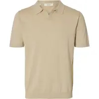 SELECTED MEN Camicia Polo In Maglia Uomini Beige S