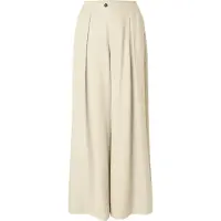 Selected Pantaloni Gamba Ampia Donne Beige 38