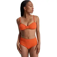 Quiksilver Women's Nadora Bottom Waffle Parte inferiore bikini Donna (XS, rosso)
