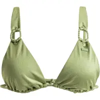 Roxy Women's Brilho Elongated Triangle Parte superiore bikini Donna (XS, olivia)