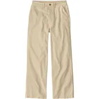 Patagonia Women's Point Reyes Canvas Wide Leg Pants Pantaloni tempo libero Donna (36, beige)