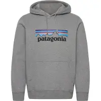 Patagonia - Felpa con cappuccio in policotone riciclato - M's P-6 Logo Uprisal Hoody Gravel Heather per Uomo in Cotone - Taglia S - Grigio