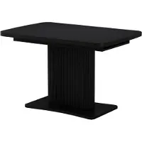 Vicco Tavolo da pranzo Fenaro Nero 120-160 x 80 cm Allungabile, Model 58009