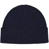 Gant per donna. 4910058 Cappello di lana lavorato a trecce blu navy (OSFA), Casual, Classico