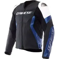 Dainese Corsa 5 Giacca in pelle uomo bianca, taglia 48