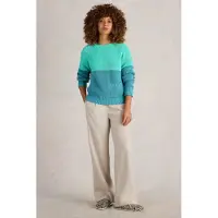 White Stuff Bailey Cotton Jumper Blue Multi Taglia: 16 | Maglioni a maglia Outlet | Donna | Blu
