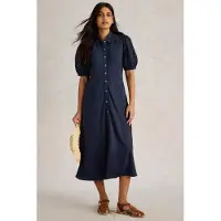 White Stuff Rua Broderie Shirt Dress Dark Navy Taglia: 8 REGULAR | Abiti Midi Outlet | Donna | Blu