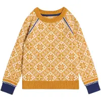 White Stuff All Over Fairisle Jumper Yellow Multi Taglia: 7-8 | Maglioni Outlet | Unisex | Giallo