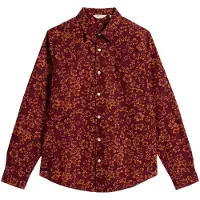 White Stuff Autumn Floral Print Ls Shirt Deep Red Taglia: M | Maglie a manica lunga Outlet | Uomo | Rosso