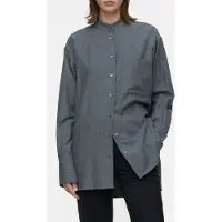 Closed Oversized Shirt With Pocket Shirts & Blouses Dark Grey Melan Taglia: XXS | Maglie a manica lunga Outlet | Donna | Grigio
