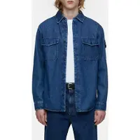 Closed Army Shirt & Blouses Dark Blue Taglia: S | Maglie a manica lunga Outlet | Uomo | Blu