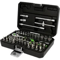 Ks Tools COMPETIZIONE Set di chiavi a bussola da 1/4", 48 pz