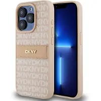 DKNY Custodia Per Telefono Dkhcp15xprthslp Iphone 15 Pro Max 6.7 Leather Mono Stripe