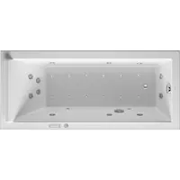 Duravit Starck Bains à remous, version à encastrer, simple dos, bâti-support, garniture de vidage et de trop-plein chrome, Combi-Système E, 1700x750mm, 760335000CE1000, 760335000CE1000