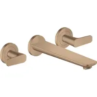 Axor hansgrohe Citterio C Robinetterie de baignoire 3 trous encastrée pour montage mural, 1 consommateur, 49482310, 49482310