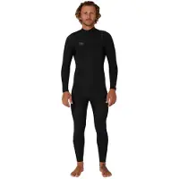 Ocean & Earth Muta In Neoprene A Maniche Lunghe Con Zip Sul Petto Zero 3/2 Mm