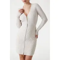 Guess Marciano By Hermione Chenille Allover M Dr Muted Stone Taglia: 44 | Abiti Mini Outlet | Donna
