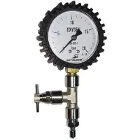 Metalsub Manometro Medium Pressure Adjustment With Purge 0-25 Bar