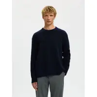 Selected Pullover A Maglia Uomini Blu XXL