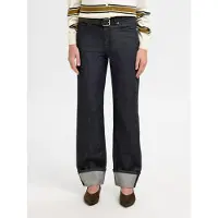 Selected Jeans Straight Fit Donne Nero 29